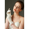 Svatební rukavice Plná prstová krajka Ivory Short Fashion Spring - Strana 1