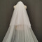 White Exquisite Lace Veil Cathedral Flitrový závoj Stereo krajkový svatební závoj - Strana 4