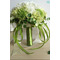 Zelený a bílý zápas míč hedvábný chryzantém nevěsta drží květiny - Strana 1