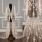 Krajkové svatební šaty s dlouhým rukávem kabát nevěsta šátek kapuce kabát - Strana 1