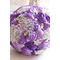 Purple diamanty perla svatební svatební fotografie rozložení výzdoba kreativní hospodářství květiny - Strana 1