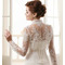 Svatební krajková bunda s krátkým rukávem Lace Jacket Bridal Coat - Strana 4