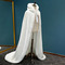 Zimní plášť s dlouhým pláštěm teplý plyšový šál bílý tlustý plášť - Strana 3