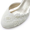 Krajkové vyšívané svatební boty na skleněném podpatku na party boty - Strana 4