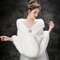 Svatební teplý šátek zimní svatební bunda tlustá velká velikost šálu - Strana 1