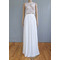 Jednoduché svatební šaty sukně Boho svatební sukně Elegantní svatební sukně Dámská šifonová sukně - Strana 3