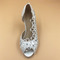 Saténové krajkové svatební boty s drahokamovými jehlovými svatebními botami ručně vyráběné svatební boty - Strana 2