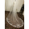 Svatební krajkový závoj s kovovým hřebínkem do vlasů Katedrála svatební doplňky závoj 350CM - Strana 1