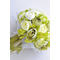 Bílá kamélie zelená korejská nevěsta simulace květiny pro svatbu v ruce - Strana 1