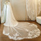Bílá slonová kost vintage krajkový závoj kostelní svatební závoj luxusní zadní závoj - Strana 2
