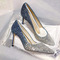 Svatební dámské boty křišťálové flitry svatební boty svatební podpatky - Strana 1