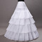 Svatební svatební šaty spodnička čtyři ocelové kroužky čtyři volánky spodnička elastická korzetová spodnička - Strana 2