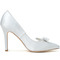 Svatební boty na vysokém podpatku svatební sandály na vysokém podpatku saténové svatební boty pro družičku - Strana 2
