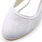 Krajkové svatební boty ploché těhotné ženy svatební boty pohodlné nízké podpatky - Strana 3