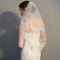 Nevěsta krátký závoj s hřebenem jemné krajkové krajkové závojové svatební doplňky - Strana 1