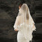 Svatební krajkový závoj svatební krátký svatební závoj s vlasy česaný závoj svatební doplňky - Strana 5