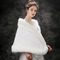Svatební teplý šátek zimní svatební bunda tlustá velká velikost šálu - Strana 3