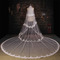 Svatební závoj Multi Layered Ceremonial Cold Lace Long Tissue Lace - Strana 3