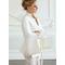 Svatební kabát, Svatební bunda, Svatební kabát, Svatební bunda, Svatební přikrývka, Bílý kabát, Zimní bunda ze slonoviny, Poncho - Strana 2