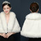Zimní nevěsta teplý bílý šátek svatební plášť - Strana 2