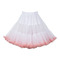 Růžová elastická spodnička s nafouknutým tylem v pase, princezna Balet Dance Pettiskirts Lolita Cosplay, Rainbow Cloud Krátká tutu sukně 45 cm - Strana 5