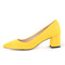 Jarní léto špičaté špičky boty na podpatku módní jednoduché boty semišové vysoké podpatky - Strana 8
