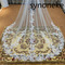 Krajkový svatební závoj slonovinový závoj s hřebenem jednovrstvý síťovaný bílý krajkový závoj 3M - Strana 4