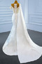 Přirozeného pasu Bez rukávů Luxusním Drobounký Svatební šaty - Strana 5