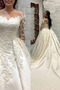 Dlouhý rukáv Sál A-Čára Formální Krajka Plus Velikost Svatební šaty - Strana 2