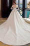Zimní Šperk Přirozeného pasu Elegantní Krátké rukávy Svatební šaty - Strana 2