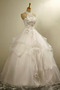 Princezna Formální Délka podlahy Perla Vysoká krk Svatební šaty - Strana 3
