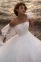 Tyl Přikrýt Asymetrické Romantický Vysoká nízká Svatební šaty - Strana 6