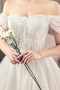 Krátký rukáv Přírodní pas A-Čára Víčko Elegantní Svatební šaty - Strana 4