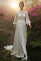 Prohlédnout Dlouhý Přírodní pas Elegantní Nášivky Svatební šaty - Strana 1