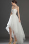 Asymetrické Bílá Vysoká nízká Přírodní pas Romantický Svatební šaty - Strana 5