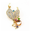 Velkoobchod Ženy Inlaid diamant Nový styl Crystal Pin brož