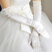Zimní svatební rukavice Formální zimní pokoj Taffeta