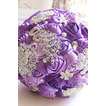 Purple diamanty perla svatební svatební fotografie rozložení výzdoba kreativní hospodářství květiny