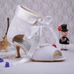 Červené dámské boty módní svatební jehlové jehlové krajkové svatební boty