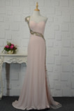Jedno rameno Spandex A-Čára Lištování hostina Elegantní Večerní šaty