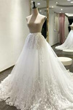 Svatební odnímatelná sukně k šatům Svatební sukně Krajkové nášivky Odepínatelná vlečná sukně vlastní velikost