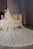 3M ocas dlouhé tylové krajkové okrajové závoje svatební doplňky