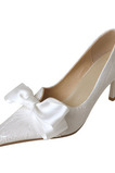 Špičaté jednoduché boty, bílé krajkové boty pro družičku, svatební svatební boty
