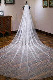 Svatební lesklý závoj svatební extra dlouhý ocas svatební závoj bílý závoj