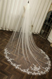 Svatební krajkový závoj s kovovým hřebínkem do vlasů Katedrála svatební doplňky závoj 350CM