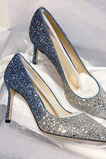 Svatební dámské boty křišťálové flitry svatební boty svatební podpatky