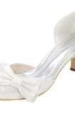 Svatební boty plus velikost jedné boty luk saténové sandály