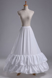 Svatební petticoat Lace trimming Svatební šaty Dlouhá polyesterová taffeta