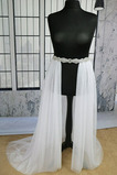 Vláček s křišťálovým páskem Svatební odnímatelný vláček Svatební doplňky Svatební sukně na míru