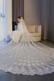 Velký ocasní závoj svatební doplňky 3 metry dlouhý závoj svatební svatební závoj